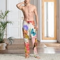 thumbnail image 2 of Sikiie Flowers And Birds Watercolor Mens Pajama Pants Sleep & Lounge Pants, PJ Bottoms With elastic waistb and Pockets XX-Large, 2 of 6