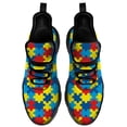 thumbnail image 4 of Uminder Womens Running Shoes Autism Awareness Sneakers Black Shoes Size 13.5, 4 of 5