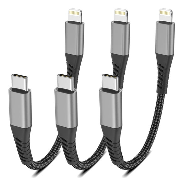 Cable USB C a Lightning Cargador corto para iPhone Umefly de 6 pulgadas