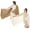 2 Pack Cream + Camel, variant on Womens Scarf Pashmina Shawls and Wraps for Evening Dress Wedding Bridesmaid Gift