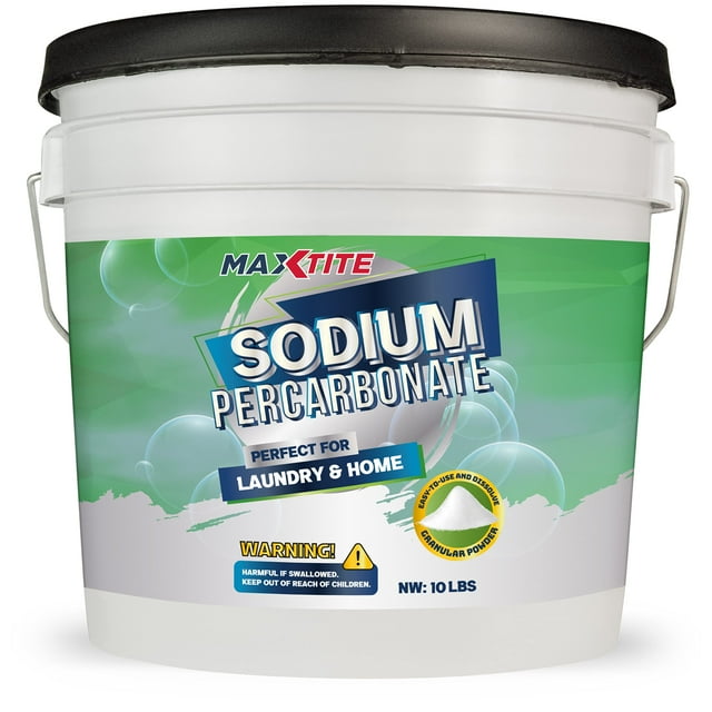 Limpiador multiuso de percarbonato de sodio MAXTITE 100% puro, 4,54 kg