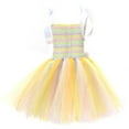 thumbnail image 4 of Godom Girls Dresses Summer Dresses Ruffle Sleeve Tiered Swing Casual Sundress Clothes for Kid, 4 of 5