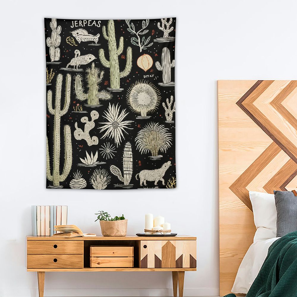 Desert species reference chart tapestry sale