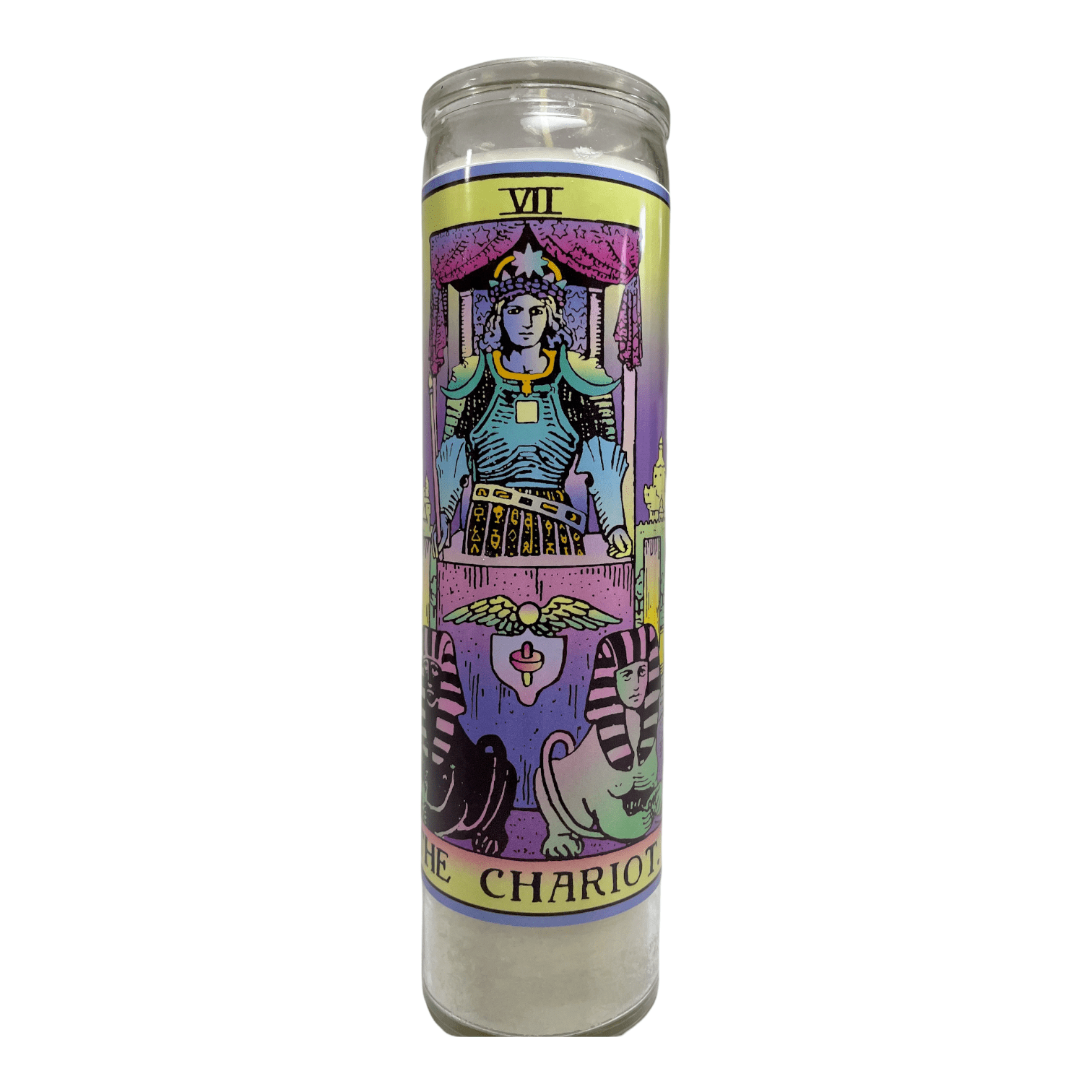 Pastel Neon Tarot Collection Devotional Prayer Saint Candle - Walmart.com