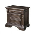 thumbnail image 3 of Bedford Heights 3 Drawer USB Charging Nightstand in Estate Brown, 3 of 10