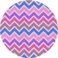 thumbnail image 1 of Ahgly Company Machine Washable Indoor Round Transitional Mauve Purple Area Rugs, 8' Round, 1 of 7