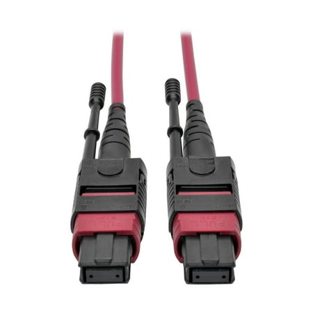 UPC: 0037332200310 | Tripp Lite Mtp/mpo Multimode Patch Cable 12 Fiber 40/100 Gbe 40/100gbase-sr4 Om4 Plenum-rated (f/f) Push/pull Tab Magenta 15 M (49.2 Ft.) – Patch Cable – Mtp/mpo Multi-mode (f) To Mtp/mpo