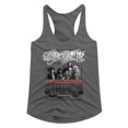 thumbnail image 1 of Aerosmith Badboys From Boston Graphite Heather Women's Racerback Tank Top, 1 of 2