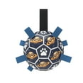 thumbnail image 1 of DPTALR Pet Interactive Pet Football Toy With Soft Rope For Grasping And Biting Dog Outdoor Training Football, 1 of 9