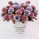 thumbnail image 5 of Ramo de flores artificiales Tela de seda de plástico Decoración floral Fiesta de bodas en casa Ramo de flores falsas, Morado Inevent HA6961-01B, 5 of 6