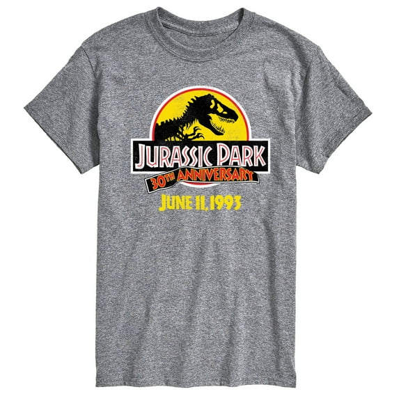 Jurassic Park - 30Th Logo - Men's Short Sleeve Graphic T-Shirt
