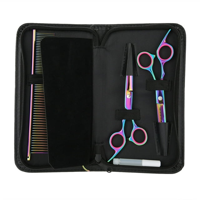 Hair Cutting Scissors, Hair Thinning Scissors, Curved Shear, For Barber Pet Shop For Salon Home