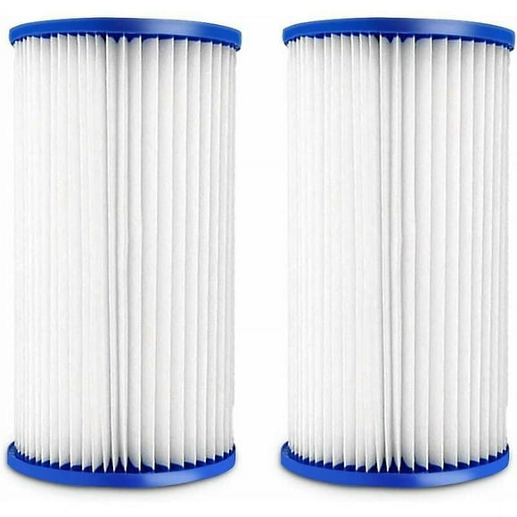 Pool Filter Cartridges Accessories for Type A or C Filtration System - Pack of 2