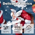 thumbnail image 3 of Santa Claus Pillow Covers - Set of 2 - 16x16, 18x18, 20x20 Inches - Unique Patterns for Various Occasions - Decorative Throw Pillowcases for Home Decor, 3 of 6