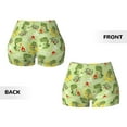 thumbnail image 5 of Picia Cute Dinosaurs Cartoon Printed Workout Shorts for Women Seamless Scrunch Butt Lifting High Waisted Yoga Gym Booty Running Moisture-wicking Short Pants-, 5 of 9