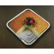 Mainstays 8 in Square Aluminum Cake Pans, 2 Count