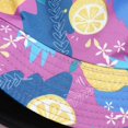 thumbnail image 3 of Sombrero de cubo de pescador con estampado de frutas coloridas reversibles empacables, muchos patrones Feliz Sencillez, 3 of 5