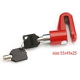 thumbnail image 4 of Frenos de ruedas antirrobo de acero con bloqueo de disco con cable para scooter M365 rojo Wdftyju Accesorios para bicicletas, 4 of 5