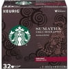 Starbucks Ground Coffee Dark Roast Single-Origin Sumatra -- 32 K-Cups