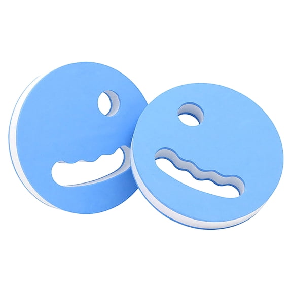 Swimming Training Hand Paddles Resistance Rings Set, Foam Aquatic Exercise Equipment, Portable Pool Fitness Accessory for Adult Water Workout