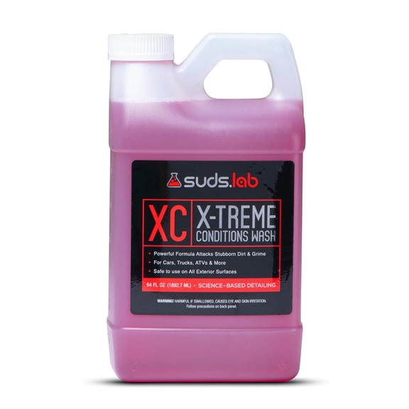 XC X-Treme Conditions Car Wash 64 oz - Advanced Dirt and Grime Remover