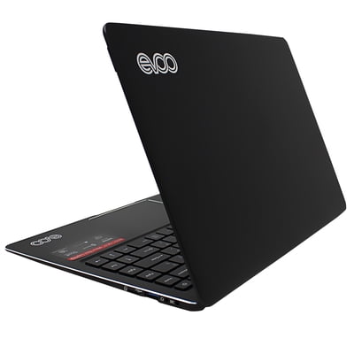 EVOO 14.1" Ultra Thin Laptop - Elite Series, Intel Celeron CPU, 4GB Memory, 32GB, Windows 10 S, Windows Hello (Fingerprint Scanner), Black