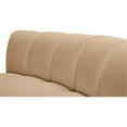 thumbnail image 2 of Maklaine Modern / Contemporary Camel Velvet 10pc. Modular Sectional, 2 of 10