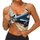 thumbnail image 3 of Balery Airplane World Map Adventure Sujetadores deportivos con espalda cruzada para mujer, acolchados, sin costuras, de alto impacto, ideales para yoga, gimnasio, entrenamiento y fitness.-Small, 3 of 8