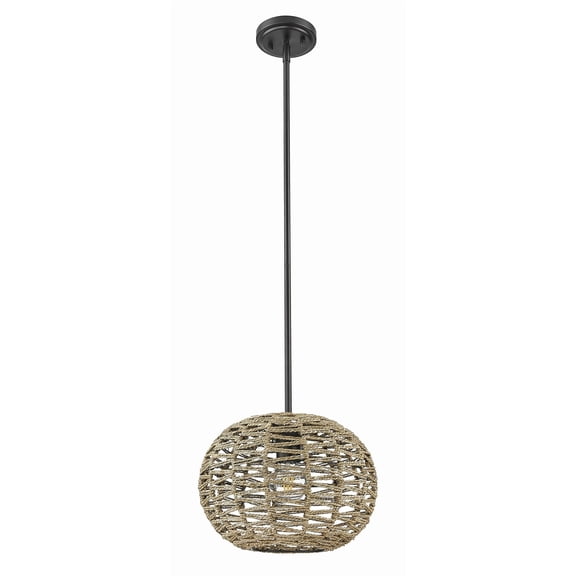 IN20005BK Acclaim Lighting Berkshire - 1 Light Pendant-10.5 Inch Tall and 15 Inch Wide