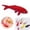 Red, variant on Clearance Desktop Ornament under $1,Miniature Fish Figurines Decorations For DIY Fish Tank Dollhouse Miniature Garden Realistic Statues For Creative Landscaping