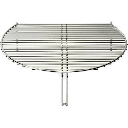 Kamado Joe Stainless Steel Grill Grate Expander to Expand Cooking Space and Indirect Cooking for Classic Joe 18-inch Charcoal Grill and Smokers, Model KJ-SCS