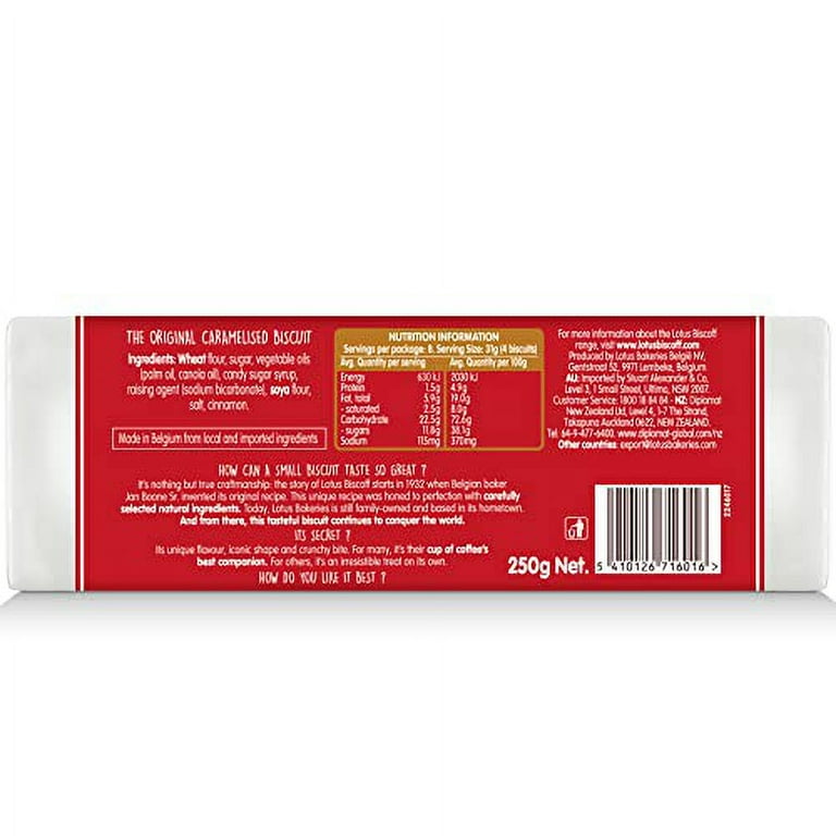 Lotus Biscoff Cookies, 8.8 Oz - Walmart.com