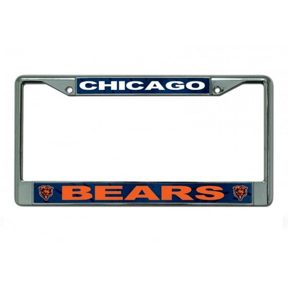 Chicago Bears Chrome License Plate Frame