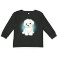 thumbnail image 3 of Inktastic Maltese Puppy Dog Boys or Girls Long Sleeve Toddler T-Shirt, 3 of 5