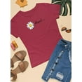 thumbnail image 3 of Daisy Hand Drawn Blessed Text    T-Shirt Women -Image by Shutterstock, Female Small, 3 of 4