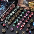 thumbnail image 5 of CiaraQ Mystery Metal DND Dice Set – 7pc Blind Bag with Random Class & Funny DND Stickers – Metal Role Playing Dice for Dungeons and Dragons, 5 of 10