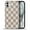 Brown Pink Check Plaid, variant on FKBRCL4U Compatible with iPhone 16 Pro Case, Cute Black Brown Leopard Print Pattern for Girl Full Body Design Soft Silicone Drop Shock Scratch Protection for iPhone 16 Pro