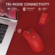 thumbnail image 2 of ATTACK SHARK X11 Mouse Inalámbrico para Juegos con Base de Carga RGB, Tri-modo 2.4G/USB-C con Cable/bluetooth, 22000 DPI, Sensor PAW3311, 5 Botones Programables, Compatible con PC/Mac, Rojo, 2 of 8