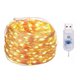 thumbnail image 3 of uds cadena de alambre de cobre luz USB 10M 100 cuentas de lámpara 8 modos decoración del hogar vacaciones, 3 of 8