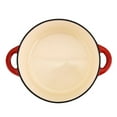 thumbnail image 2 of Hamilton Beach 5.5 Quart Enameled Cast Iron Covered Dutch Oven Pot, Red, 2 of 4