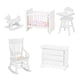thumbnail image 2 of Casa de muñecas de juguete, casa de muñecas en miniatura 1:12, casa de muñecas de madera, cama para niños, modelo de casa de muñecas de alta capacidad, 2 of 8