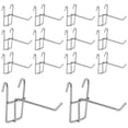 thumbnail image 1 of OULII 40pcs Grid Wall Mount Brackets For Garage Storage Silver Organization, 1 of 8