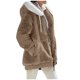 thumbnail image 1 of Winter Fashion Women's Coat New Casual Hooded Zipper Ladies Clothes Cashmere Autumn Women Fleece Jacket Solid Color Ladies Coats, 1 of 4