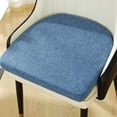 thumbnail image 3 of Set of 1 Dining Chair Cushions 17.72 x 17.72 Inches Non Seat Pads with Ties Comfortable Foam Kitchen Chair Covers Indoor Use for Home Dining Room Office Restaurant, 3 of 7