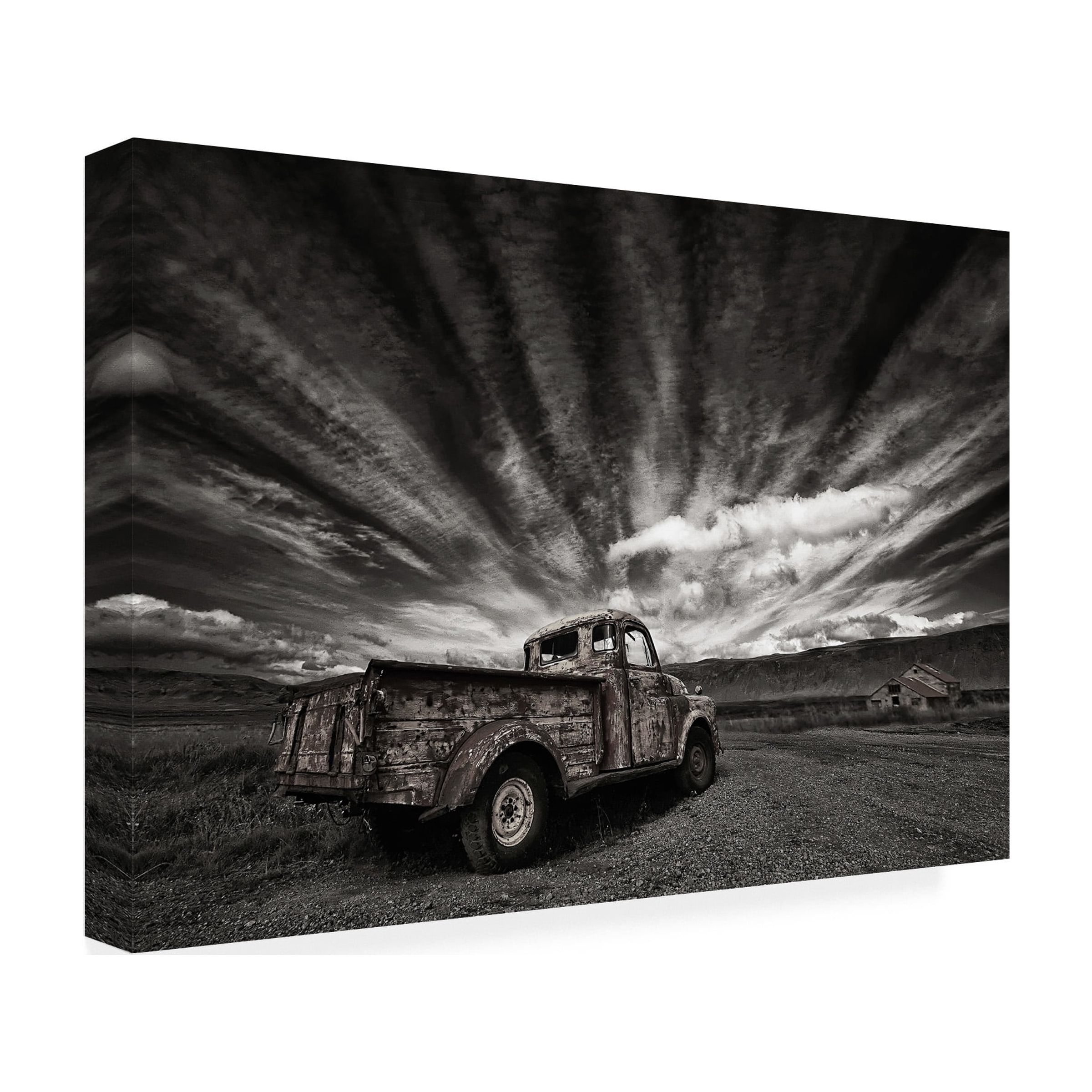 Borsteinn H Ingibergsson 'Old Truck' Canvas Art