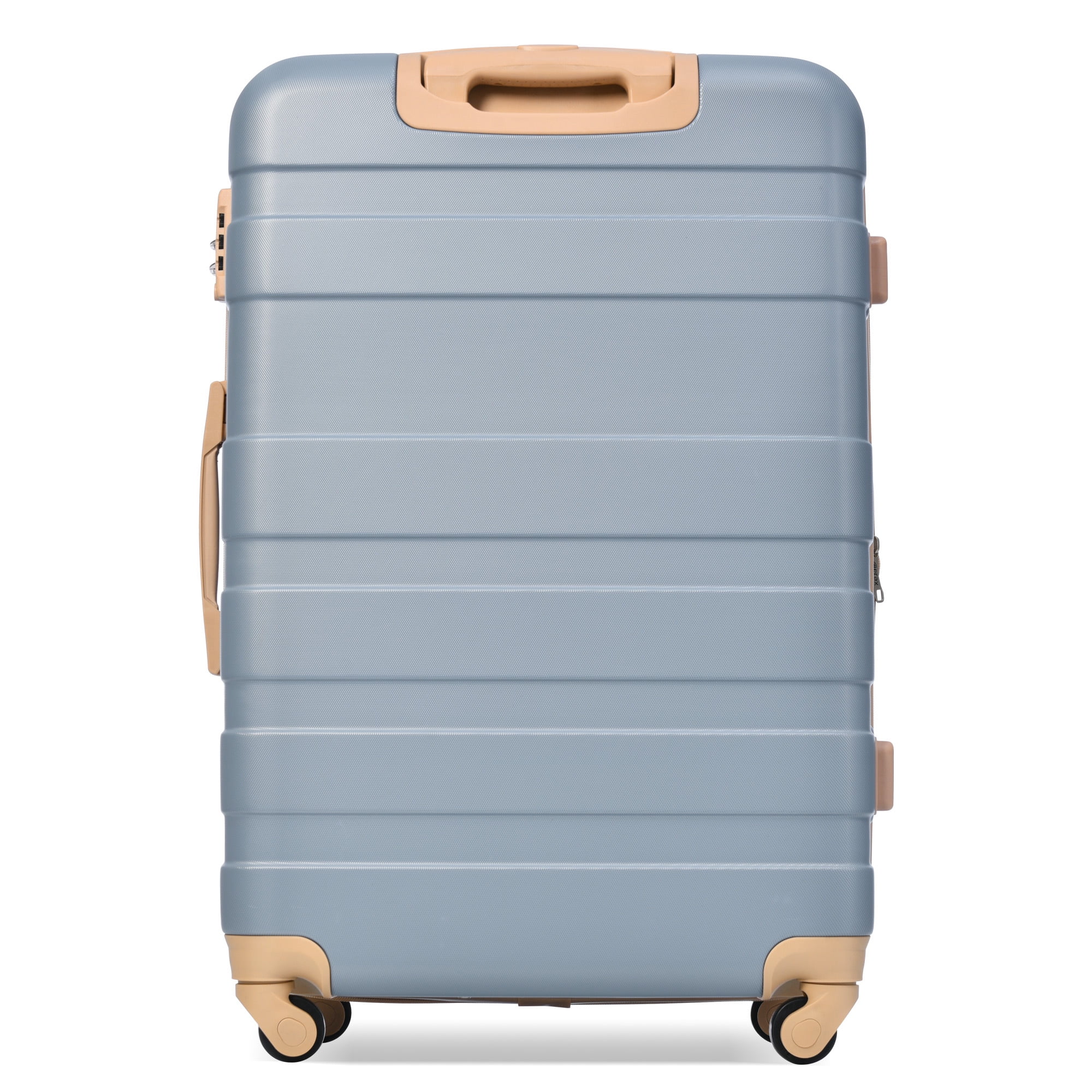 Euroco 3 Piece Luggage Sets,ABS Hardside Suitcase Set with TSA Lock and Spinner Wheels,Lightweight Travel Luggage set (20"/24"/28") for Men Women,Light Blue