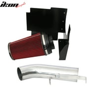 Fits GMC Chevy V8 4.8L 5.3L 6.0L Heat Shield Cold Air Intake System Red Filter