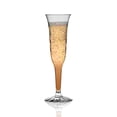 thumbnail image 4 of Smarty 5 oz. Clear Round Disposable Plastic Champagne Flutes 96ct, 4 of 7