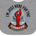 thumbnail image 4 of Inktastic Kennebunkport Maine Lobster Boys or Girls Baby Bib, 4 of 4