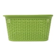 thumbnail image 2 of Caja Chica Mainstays de Plástico Diseño Tejido Verde 5 Litros, 2 of 4